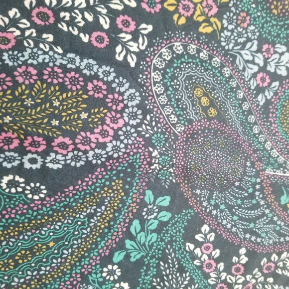 💥 3/$15 - Mudd Paisley Sleeveless Mock Turtleneck Dress Size 7/8 - Picture 2 of 8